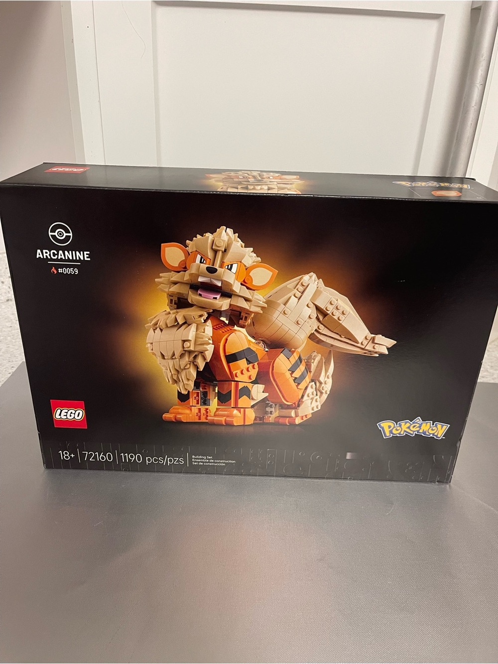 LEGO Pokémon Arcanine Buildable Model - Tan and Orange 72160 1190Pcs 18+ NIP